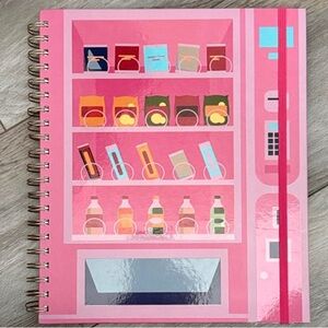 Pink Vending Machine Spiral Notebook - NEW